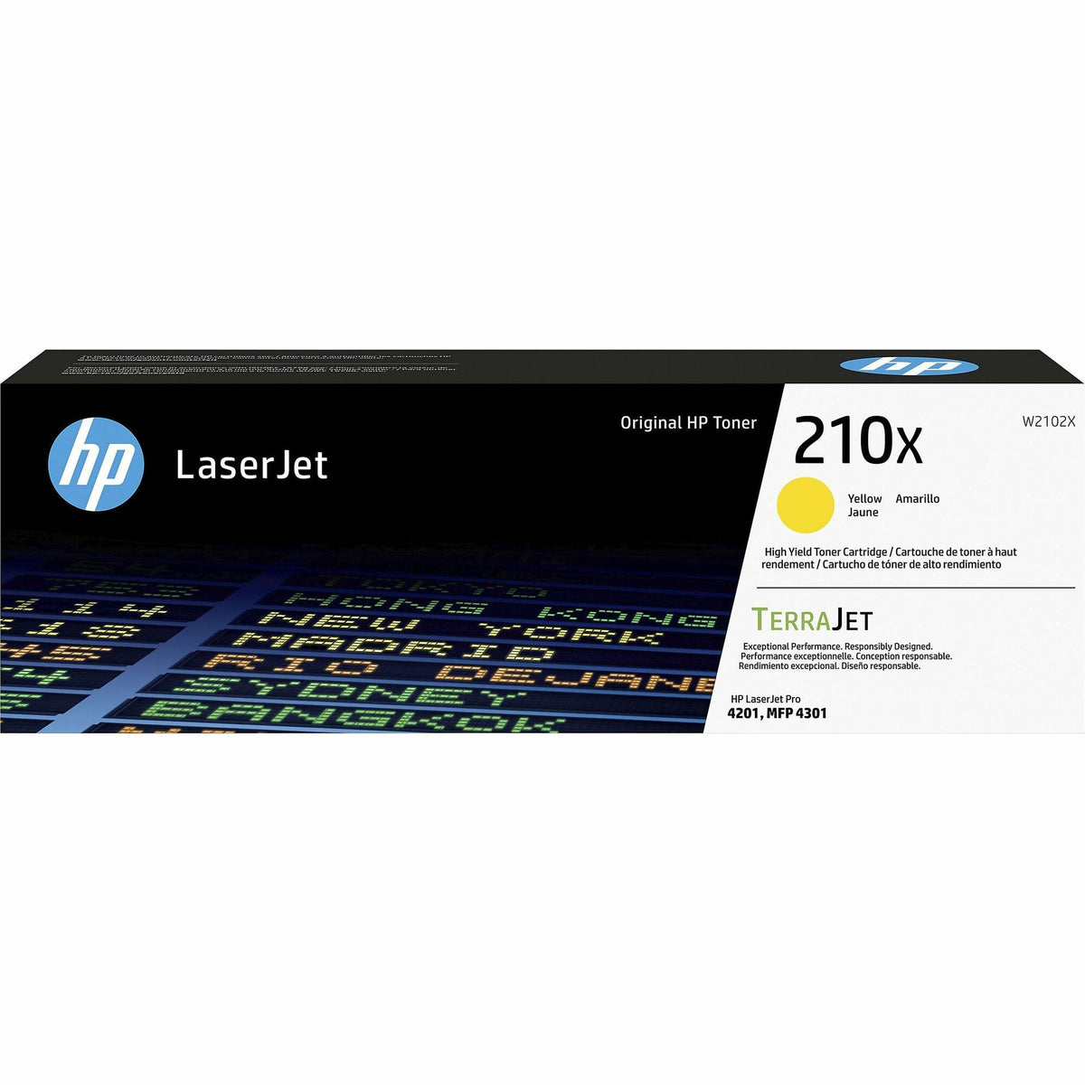 HP 210X Original High Yield Laser Toner Cartridge - Yellow - 1 Each - 2000