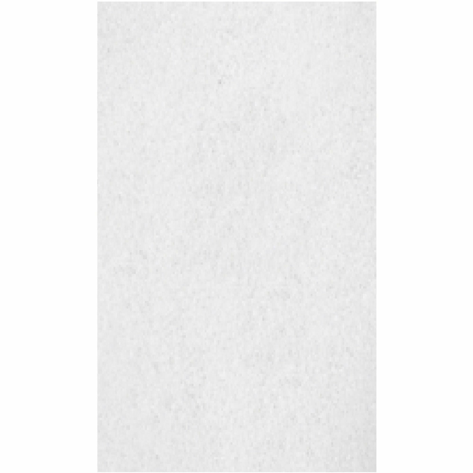 Genuine Joe Polishing Floor Pad - 14" Width28" Length - Polishing, Floor - 175 rpm to 350 rpm Speed Supported - Durable, Long Lasting, Non-abrasive - Fiber, Resin - White - 5 / Carton