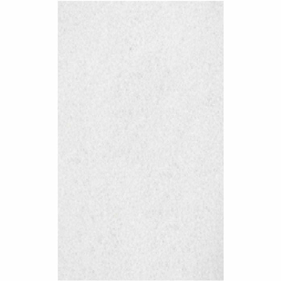 Genuine Joe Polishing Floor Pad - 14" Width28" Length - Polishing, Floor - 175 rpm to 350 rpm Speed Supported - Durable, Long Lasting, Non-abrasive - Fiber, Resin - White - 5 / Carton