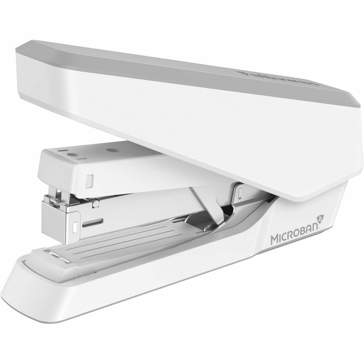 Fellowes EasyPress Full Strip Stapler - Staples Upto 40 Sheet - Holds Upto 210 Staple - Full Strip - Staple Size: 0.25" - White - 1 Each