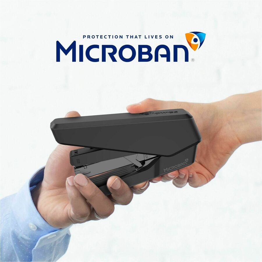 Fellowes EasyPress Full Strip Stapler - Staples Upto 40 Sheet - Holds Upto 210 Staple - Full Strip - Staple Size: 0.25" - Black - 1 Each