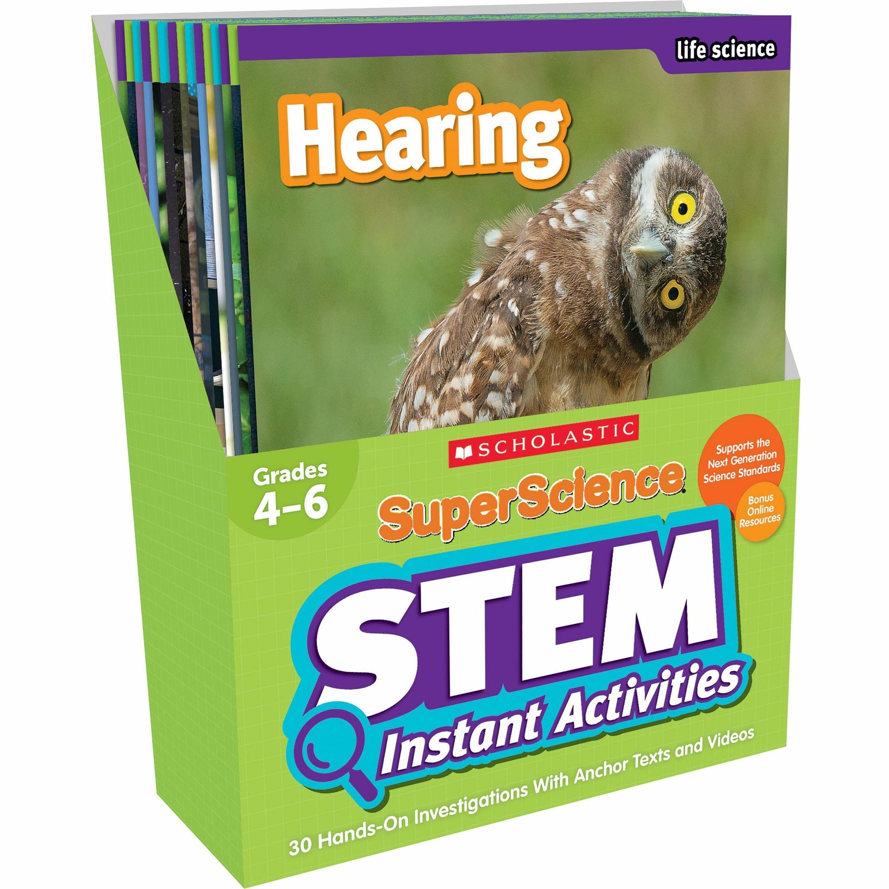 Scholastic SuperScience STEM Instant Activities Printed Book - Grade 4-6