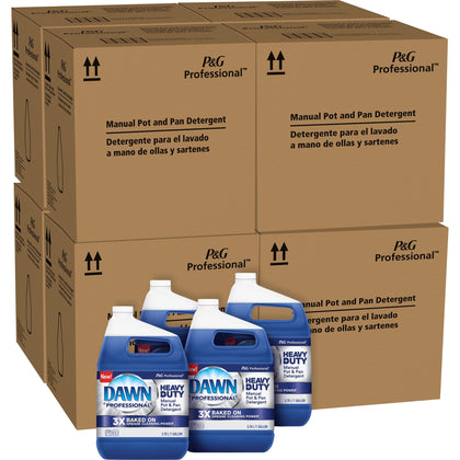 PALLET Dawn Manual Pot/Pan Detergent - Heavy Duty 128 fl oz - Blue - Bulk Purchase - Dish/Dishwasher Detergents