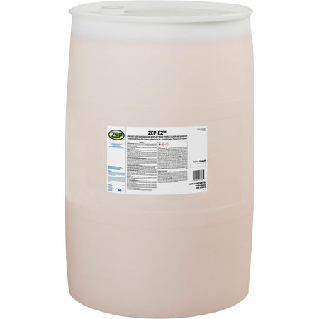 Zep Commercial EZ Floor Cleaner/Wax Stripper - 7040 fl oz (220 quart) - Citrus Scent - Film-free, Ammonia-free - Orange, Clear - 1 Each