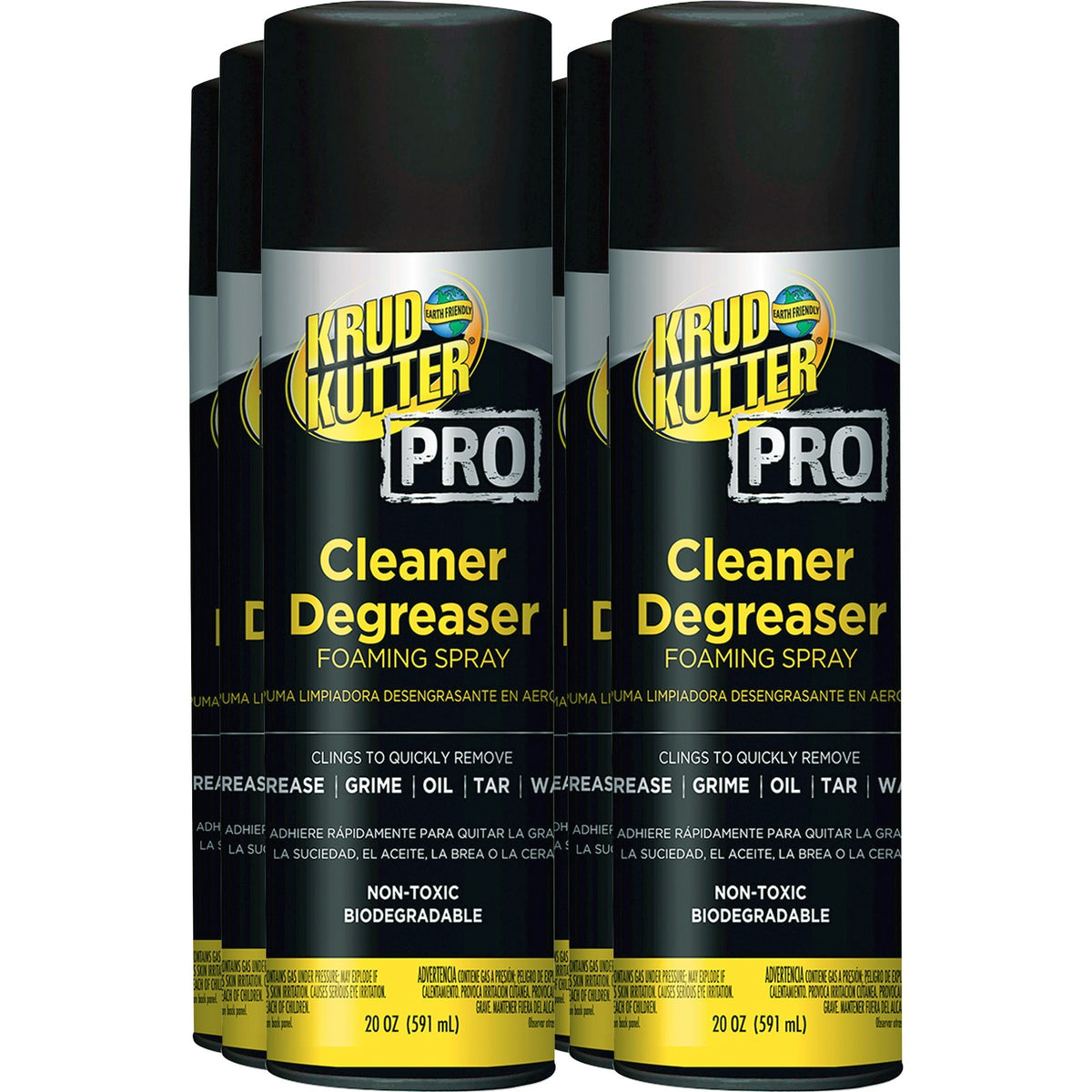 Krud Kutter PRO Cleaner Degreaser - Concentrate - 20 fl oz (0.6 quart) - Heavy Duty, Chemical-free, Residue-free - Clear - 6 / Carton