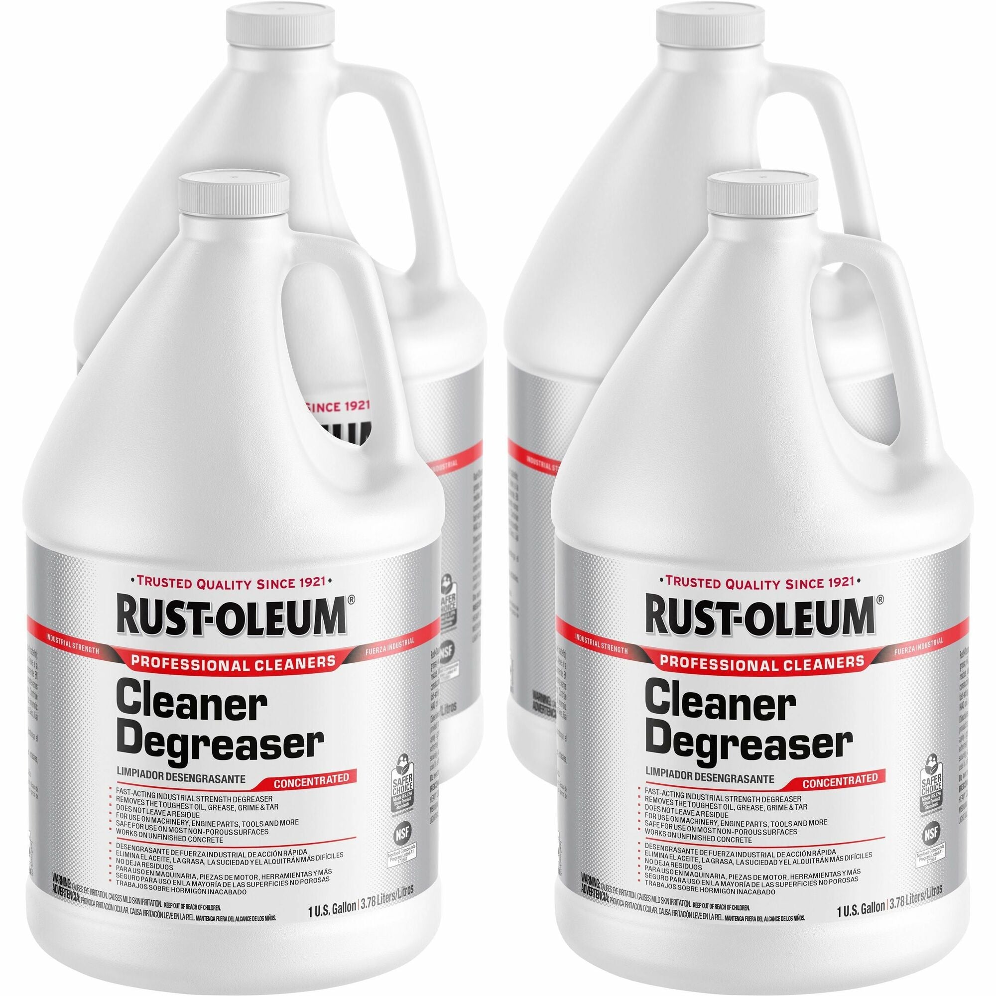 Krud Kutter PRO Cleaner Degreaser - Concentrate - 128 fl oz (4 quart) - Heavy Duty, Chemical-free, Residue-free - Clear - 4 / Carton