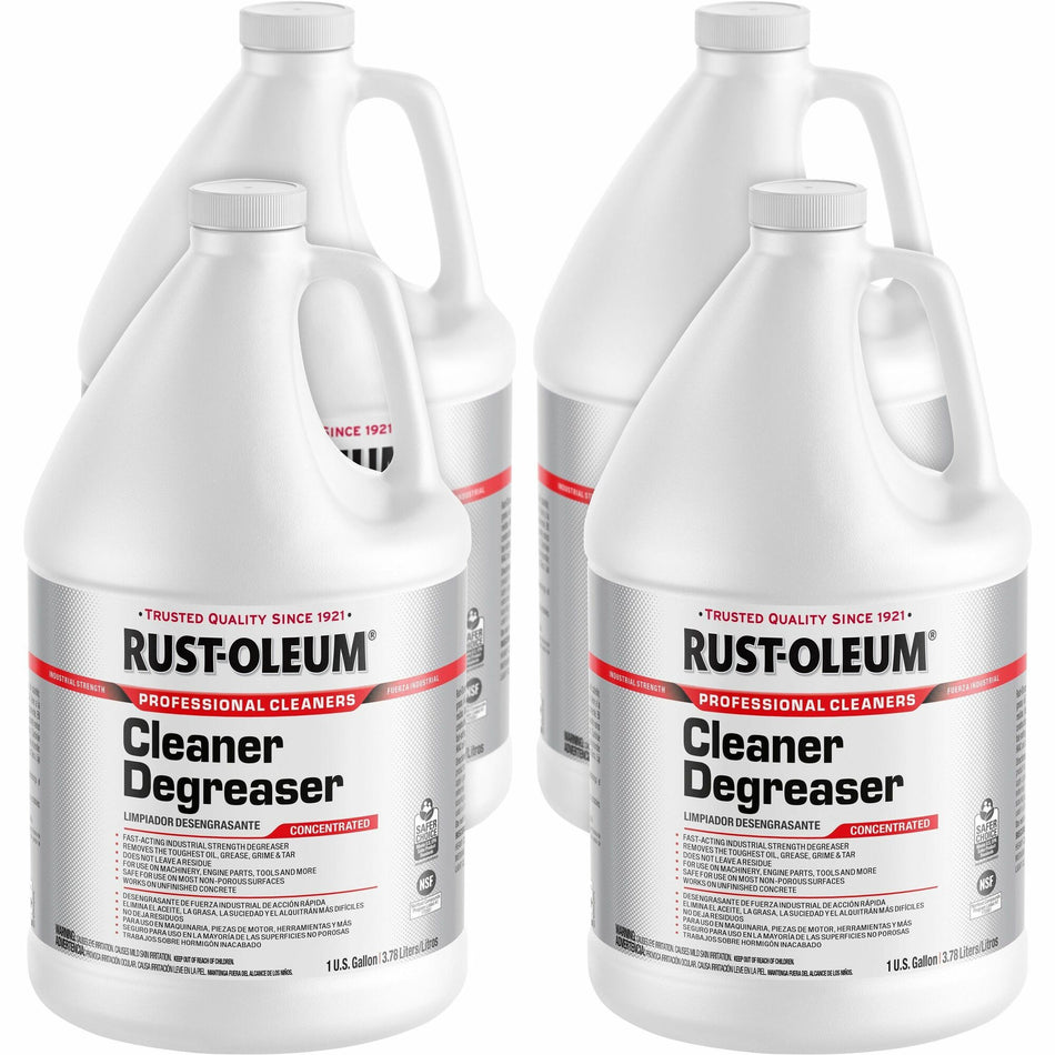 Krud Kutter PRO Cleaner Degreaser - Concentrate - 128 fl oz (4 quart) - Heavy Duty, Chemical-free, Residue-free - Clear - 4 / Carton