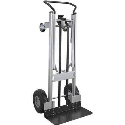 Cosco 2-in-1 Hybrid Hand Truck: 1000 lb Capacity 4 Casters 19.50’’ x 48’’ - Black - Trucks & Dollies