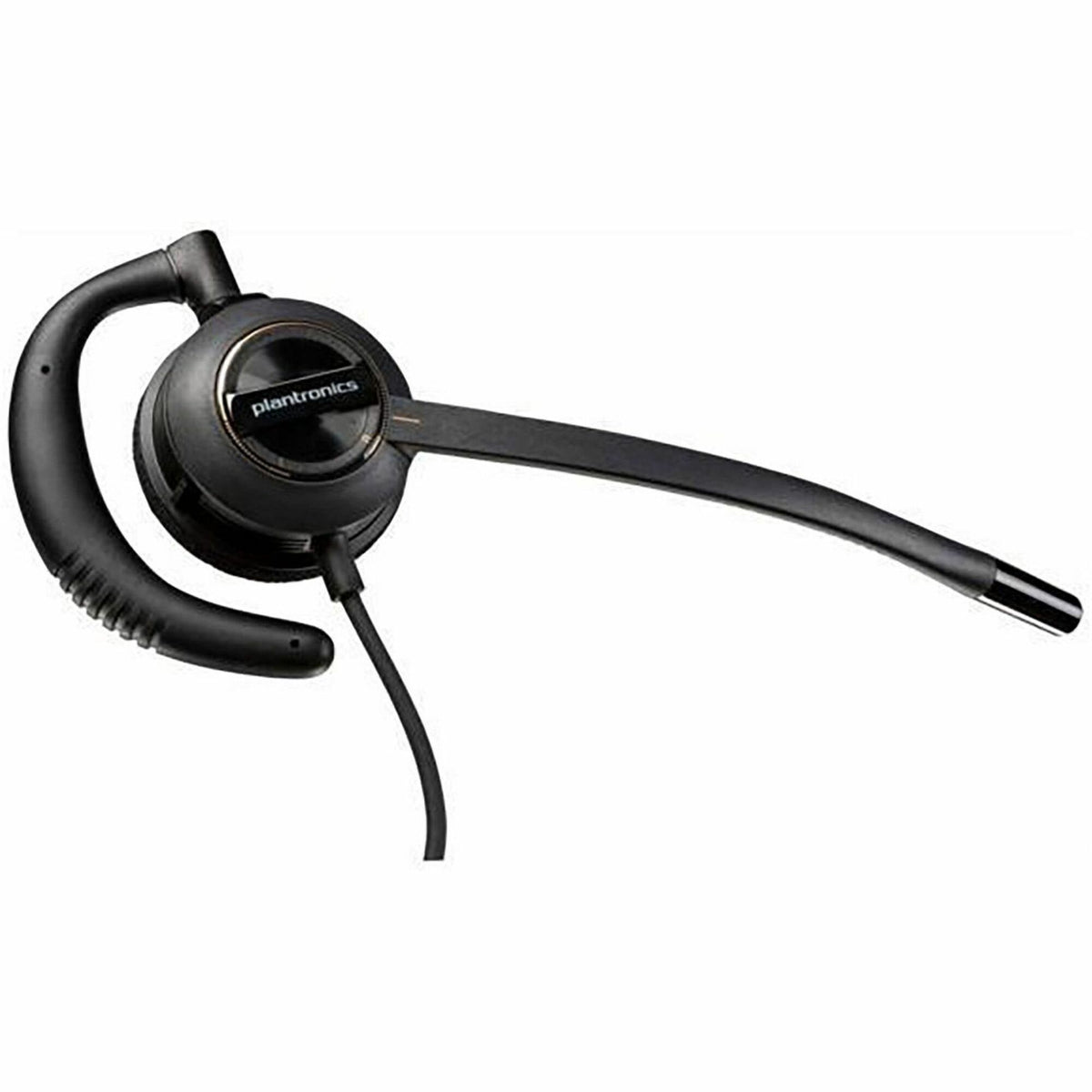 Poly EncorePro HW530 Quick Disconnect Headset - Mono - Mini-phone (3.5mm) - Wired - 20 Hz to 16 kHz - On-ear - Monaural - Ear-cup - 2.92 ft Cable - Omni-directional, Noise Cancelling Microphone - Black