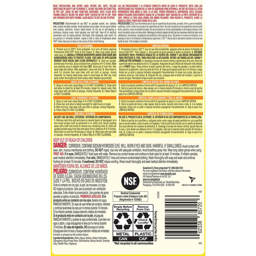 Professional Easy-Off Heavy Duty Oven & Grill Cleaner - Alternate-Image2