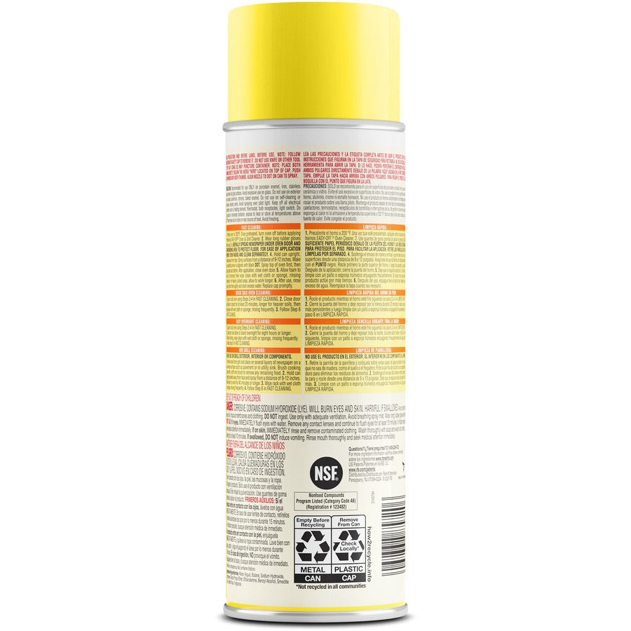 Professional Easy-Off Heavy Duty Oven & Grill Cleaner - Rear