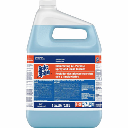 Spic and Span Concentrated Cleaner - Ready-To-Use/Concentrate - 128 fl oz (4 quart) - Heavy Duty, Streak-free, Disinfectant - Blue - 2 / Carton