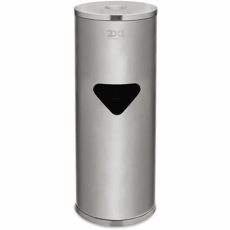 2XL Stainless Steel Stand Wiper Dispenser - Front