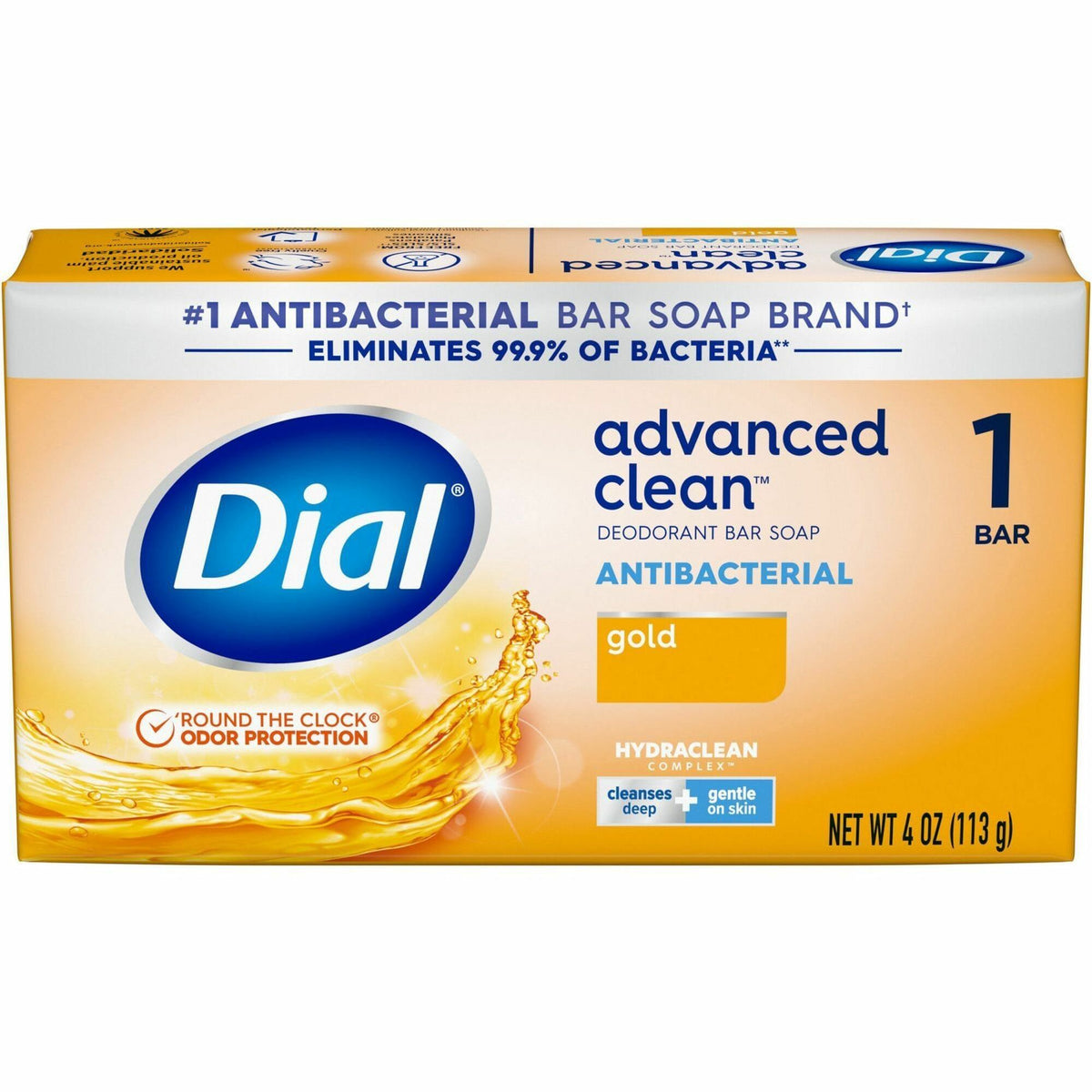 Dial Gold Antibacterial Deodorant Soap - Fresh Scent - Antibacterial - Gold - Deodorize - 36 / Carton