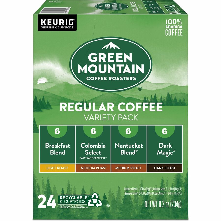 Green Mountain Coffee Roasters&reg; K-Cup Regular Coffee Variety Pack - Front