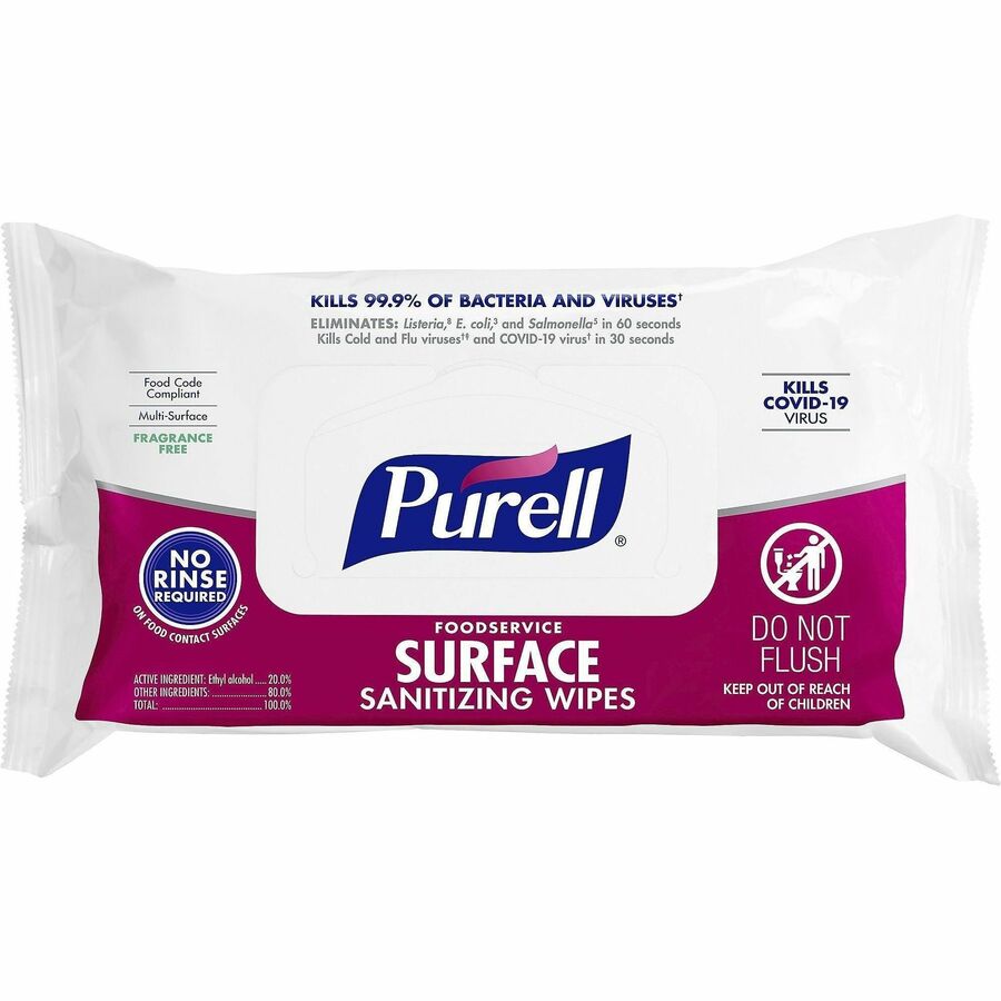 PURELL&reg; Foodservice Surface Sanitizing Wipes - Front