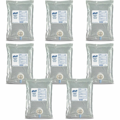 PURELL® HEALTHY SOAP PCXM Antibacterial Lotion Soap - 1.06 Quart - Kills Germs - Clear Refillable - 8/Carton - Hand