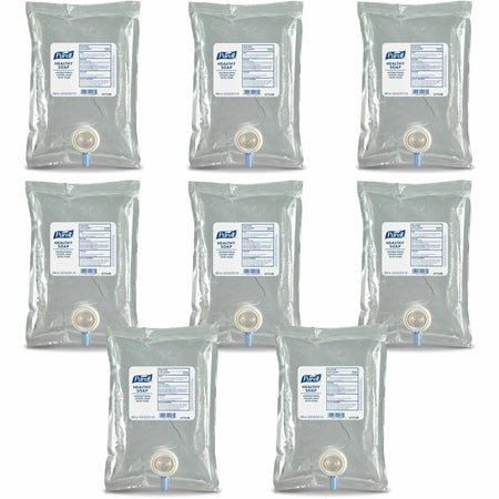 PURELL® HEALTHY SOAP PCXM Antibacterial Lotion Soap - 1.06 quart - Kill Germs - Hand, Skin - Antibacterial - Clear - Refillable, Triclosan-free - 8 / Carton