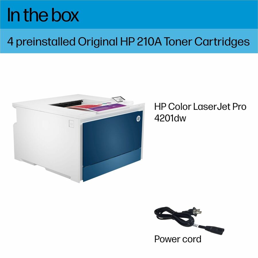 HP LaserJet Pro 4201dw Laser Printer - Color - Alternate-Image3