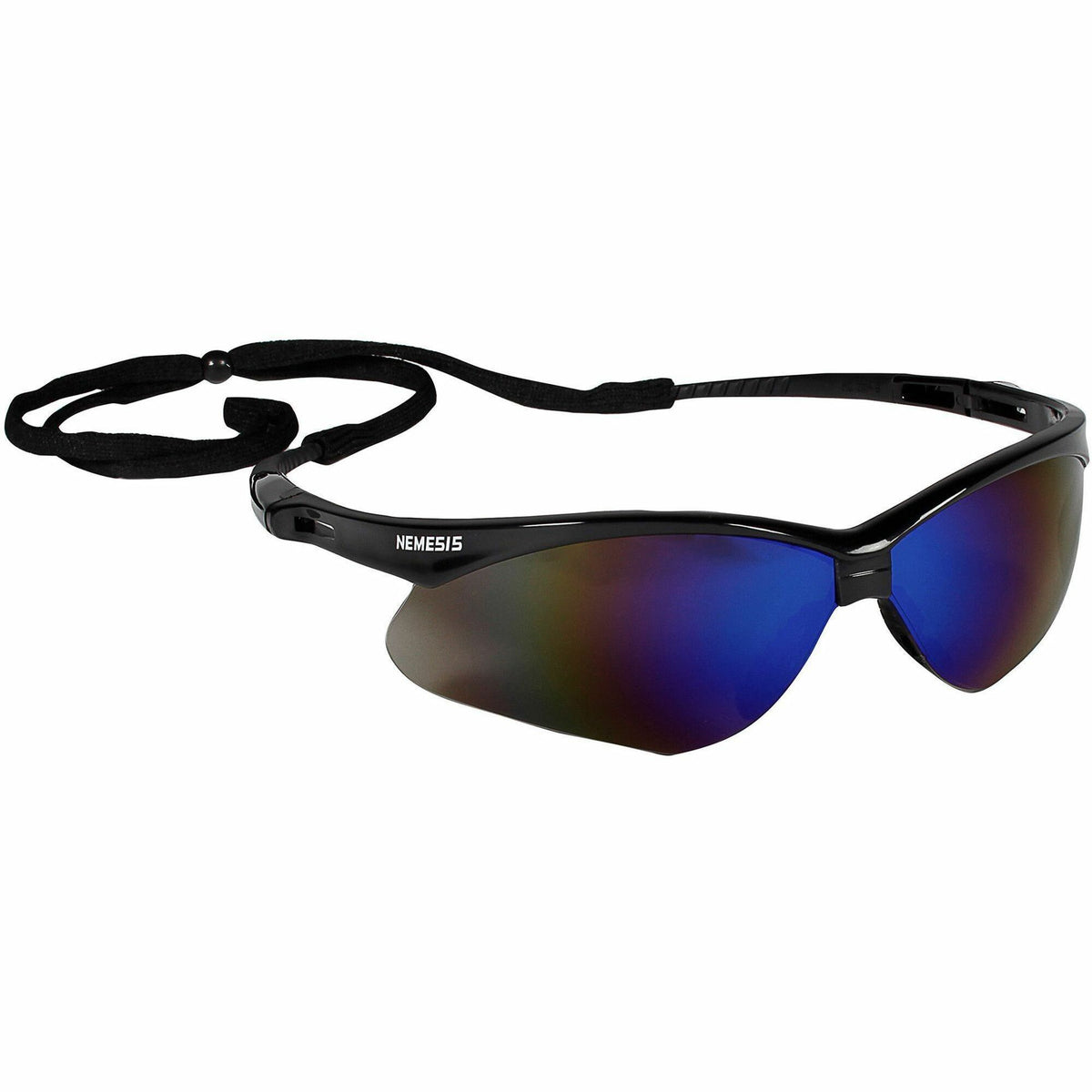 Kleenguard V30 Nemesis Safety Eyewear - Recommended for: Workplace, Home - UVA, UVB, UVC Protection - Polycarbonate - Durable, Lightweight, Wraparound Frame, Anti-fog, Flexible, Soft, Neck Cord - 12/Box - 12 / Carton