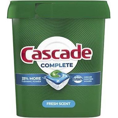 Cascade Complete Fresh ActionPacs - 22.50 oz (1.41 lb) to - Fresh Scent - Phosphate-free - Green - 43/Pack - 6 / Carton