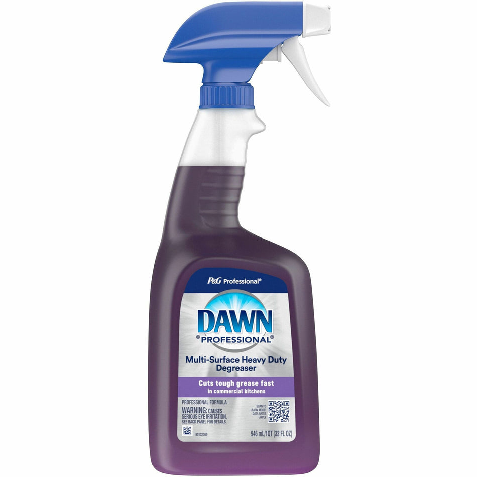 Dawn Pro Heavy Duty Degreaser - Ready-To-Use - 32 fl oz (1 quart) - Heavy Duty, Phosphate-free, Caustic-free, Non-flammable - Purple - 1 Bottle