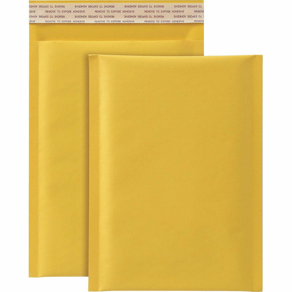 Quality Park Paper Bubble Mailers - Bubble - 6" Width x 9" Length - Strip - Brown Kraft - Paper - 25 / Box