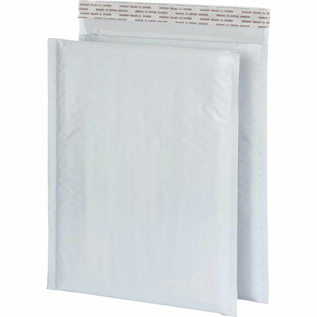 Quality Park Poly Bubble Mailers - Bubble - 8 1/2" Width x 11" Length - Strip - White - Poly - 25 / Box