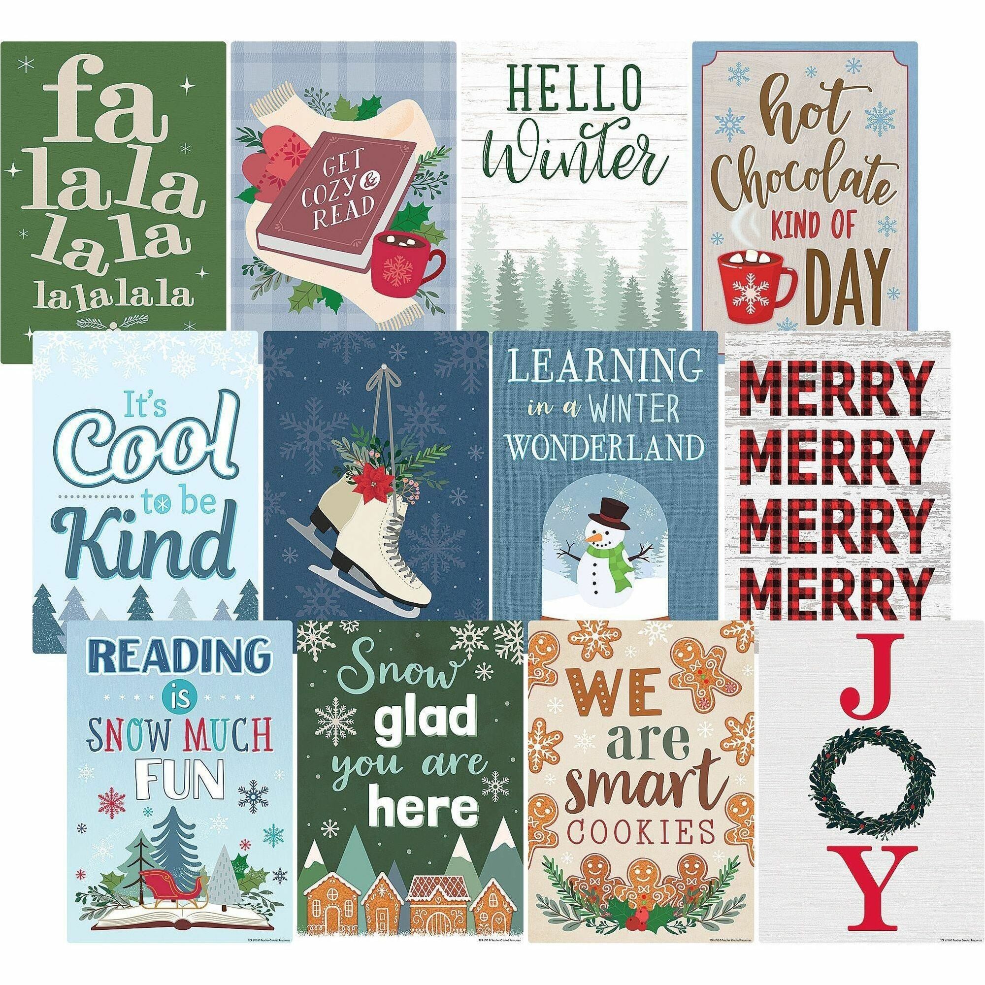 Teacher Created Resources Seasonal Classroom Posters - 11" Width x 15.8" Height - Multi