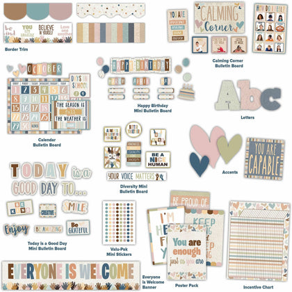 Teacher Created Resources Everyone is Welcome Decor Set - Multi - Accents/Banners
