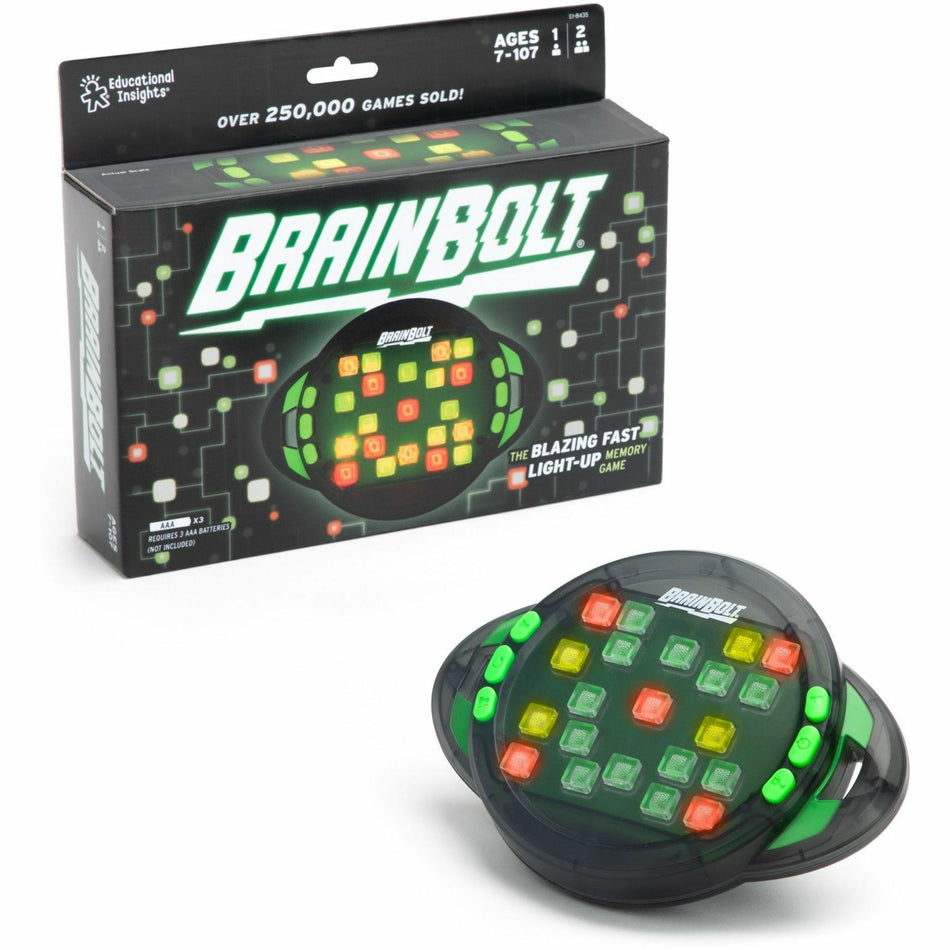 Learning Resources BrainBolt Memory Game - Multimedia Handheld Learning Device - Theme/Subject: Learning - 7 Year & Up - Multi