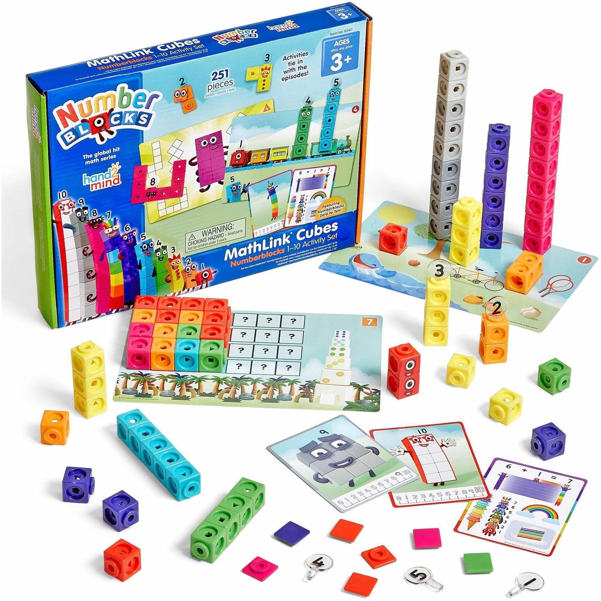 Learning Resources MathLinks Cubes Early Activity Set - Play Cube - Theme/Subject: Learning - 3 Year & Up - Multi