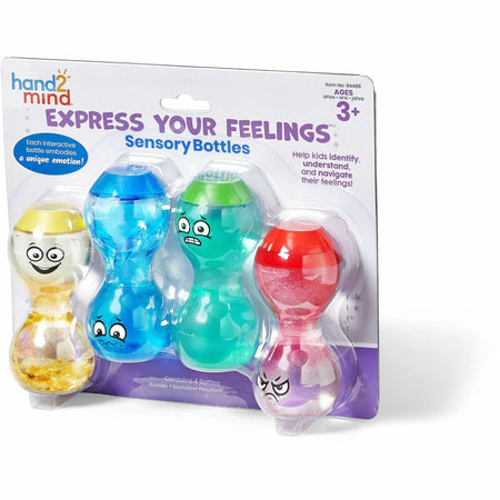 Learning Resources Express Your Feelings Sensory Bottles - Theme/Subject: Learning - Skill Learning: Feeling, Emotion, Self Awareness - 3+ - 4/Set - 1 Each
