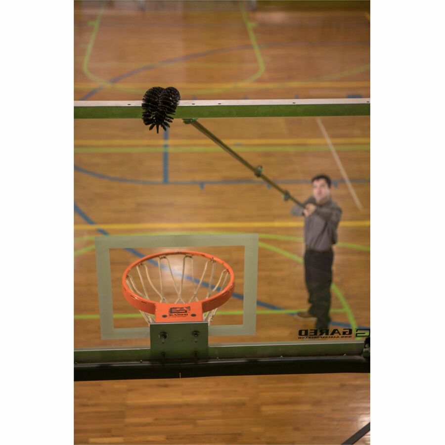 Unger StarDuster Pipe Brush - Polypropylene Bristle - 11" Overall Length - Plastic Handle - Green, Black - 1 Each