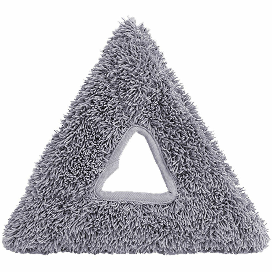 Unger Stingray Glass Washing Pads - Triangle - Cleaning - Dirt Remover, Grime Remover, Durable - MicroFiber - Green, Black - 1 Each