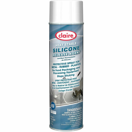 Claire Heat Stable Silicone Release Agent - 11 fl oz (0.3 quart) - Mild Petroleum Scent - Water Repellent, Non-staining, Wax-free, Water Proof, Anti-corrosive, Non-sticky - 1 Each