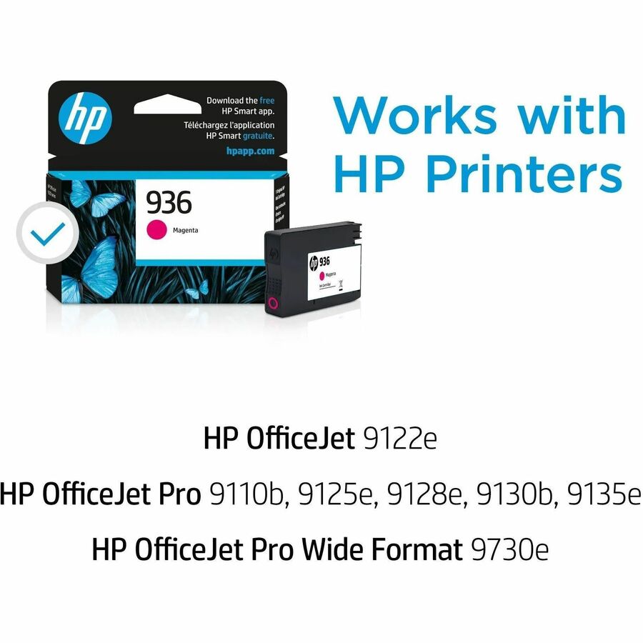 HP 936 Original Inkjet Ink Cartridge - Magenta - 1 Each - Alternate-Image1
