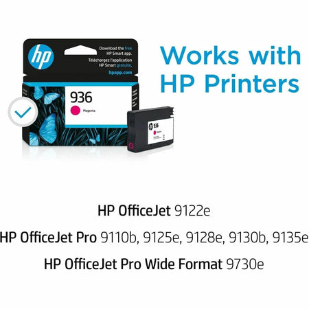 HP 936 Original Inkjet Ink Cartridge - Magenta - 1 Each - Alternate-Image1