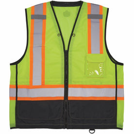 Ergodyne 8251HDZ-BK 2-Tone Hi-Vis Safety Vests - 2000
