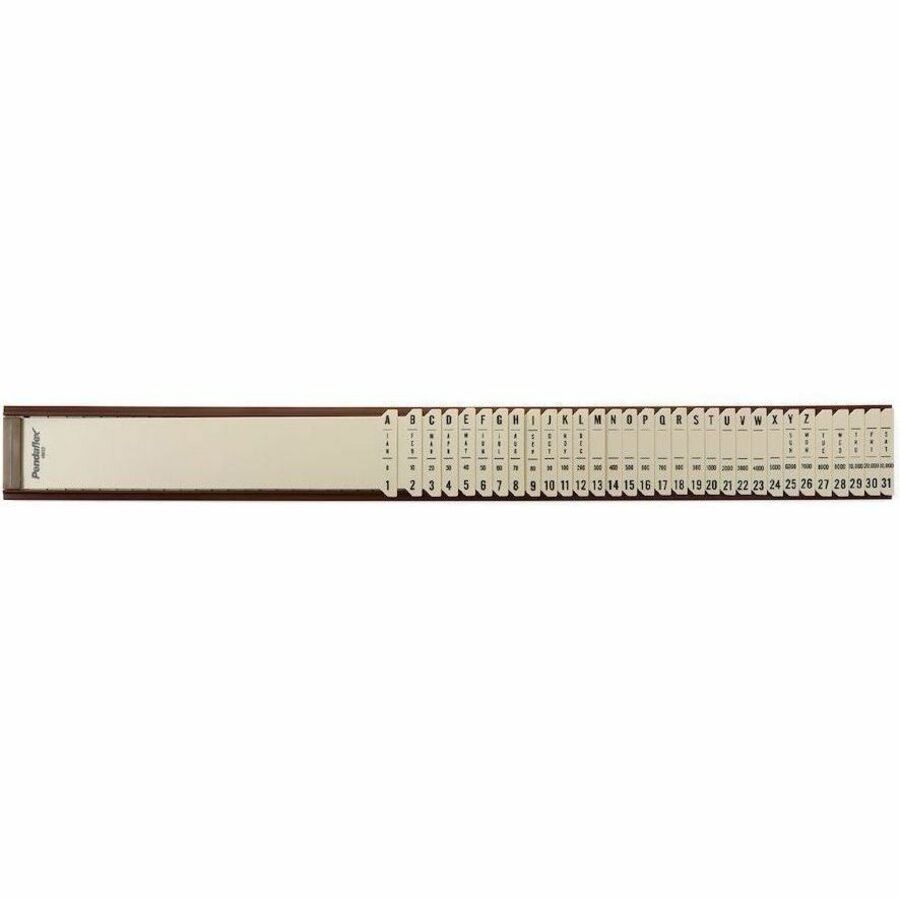 Pendaflex Plastic Sort-All Sorter - 2.50" Width x 23.25" Length - Non-skid Base - Gray - Plastic - 1 Each