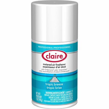 Claire Metered Air Freshener with Ordenone - Aerosol - 6000 ftÔøΩ - 7 fl oz (0.2 quart) - Tropical - 30 Day - Odor Neutralizer - 1 Each