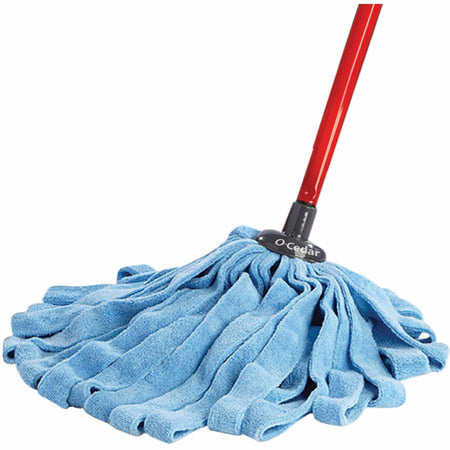 O-Cedar Microfiber Cloth Mop - MicroFiber Head - Absorbent, Soft, Machine Washable, Reusable, Refillable - Multi - 1 Each