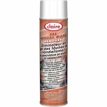 Claire Gel Vandal Mark Remover - 15 oz (0.94 lb) - Easy to Use - Knockout Orange - 1 Each