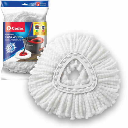 O-Cedar EasyWring Spin Mop Refill - MicroFiber - Multi - 1 Each