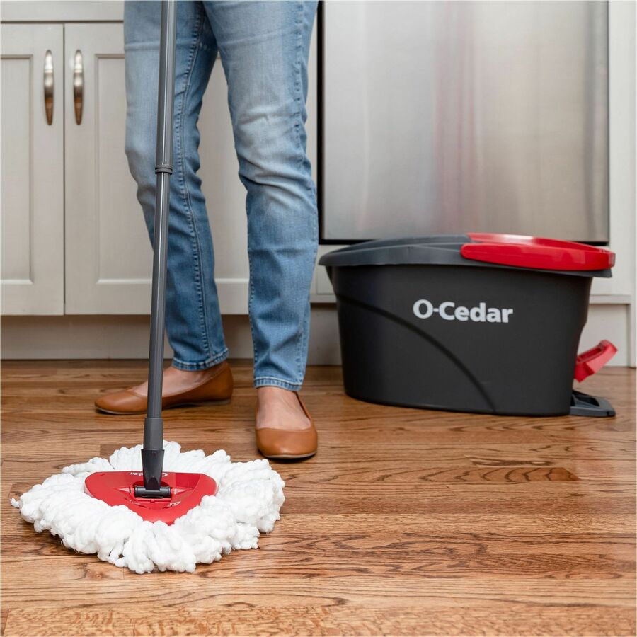 O-Cedar EasyWring Spin Mop & Bucket System - Front