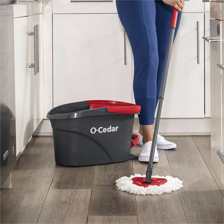 O-Cedar EasyWring Spin Mop & Bucket System - Right
