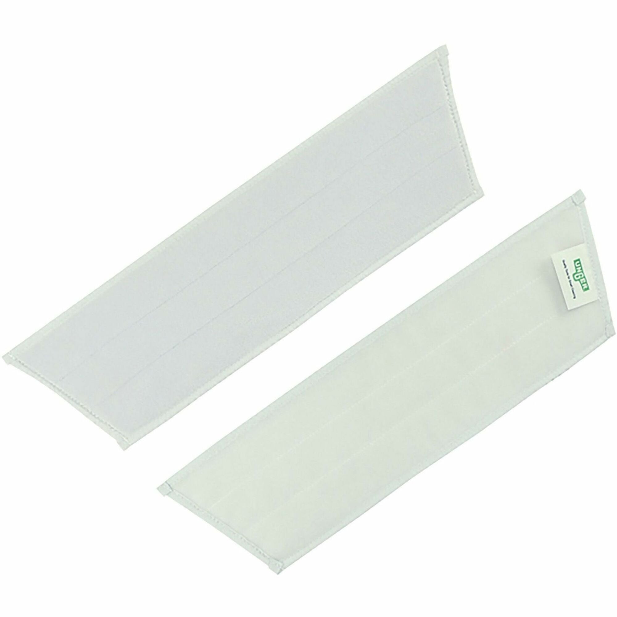 Unger Excella Floor Finishing Pads - 20" Length - Floor, Mopping - MicroFiber - White - 5 / Carton