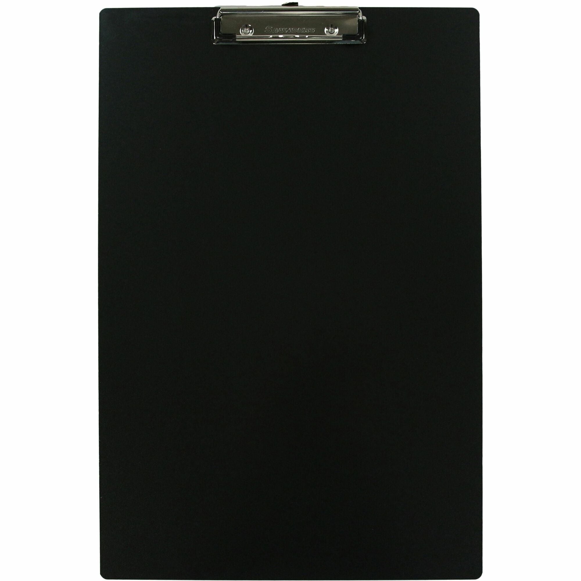 Saunders Aluminum Tabloid Clipboard - Storage for Paper - 11" x 17" Sheet Size - Aluminum - Black - 1 Each