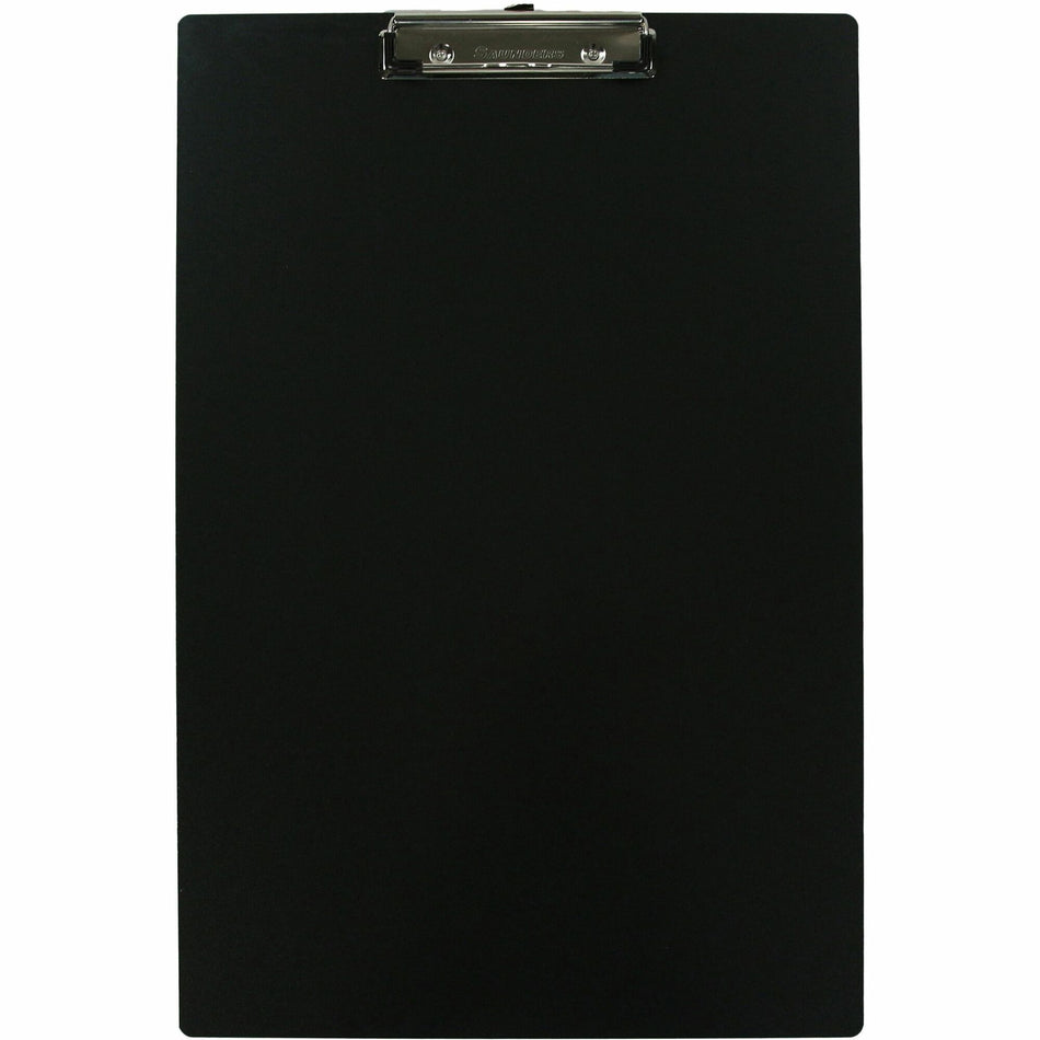 Saunders Aluminum Tabloid Clipboard - Storage for Paper - 11" x 17" Sheet Size - Aluminum - Black - 1 Each