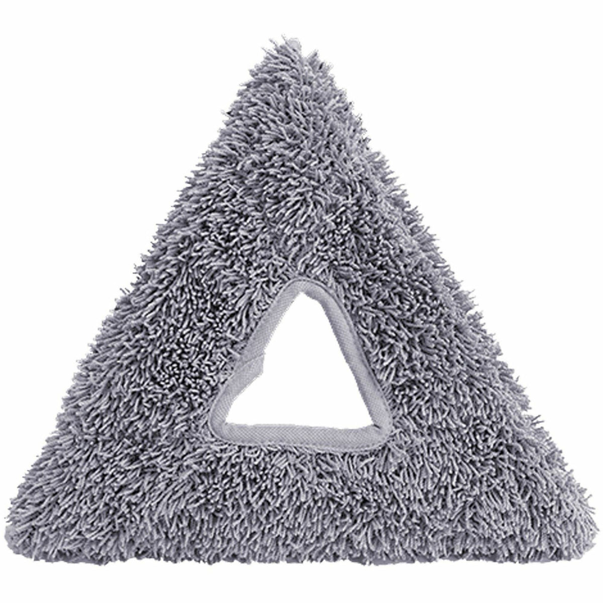 Unger Stingray Glass Washing Pads - Triangle - Washing, Glass, Cleaning - Dirt Remover, Grime Remover - MicroFiber - Gray - 5 / Carton